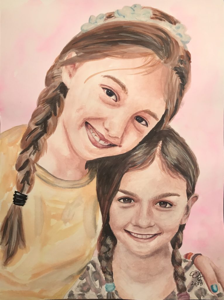 Watercolor Portrait 9x12